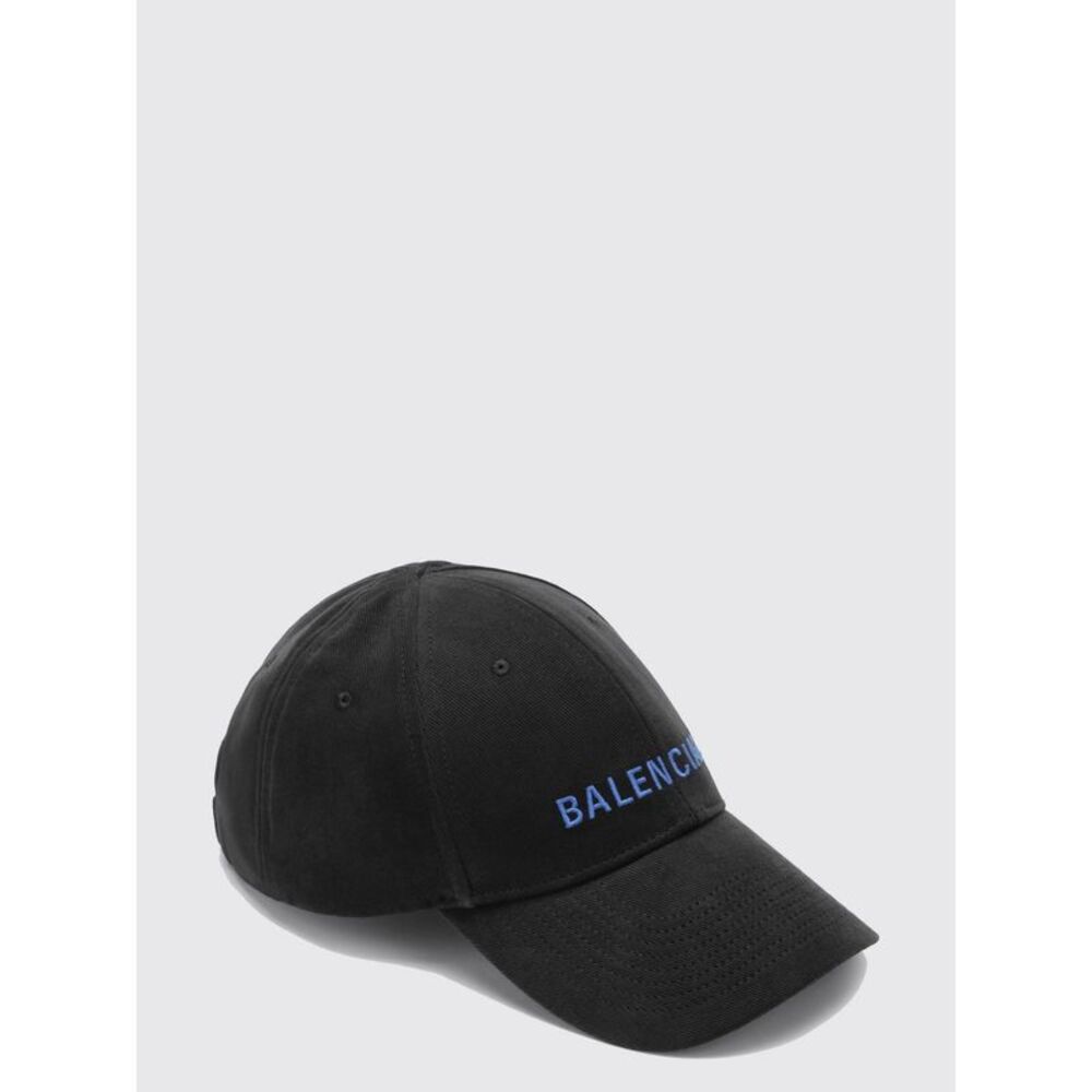 Balenciaga Men Balenciaga Cotton Baseball Cap With Contrast Logo